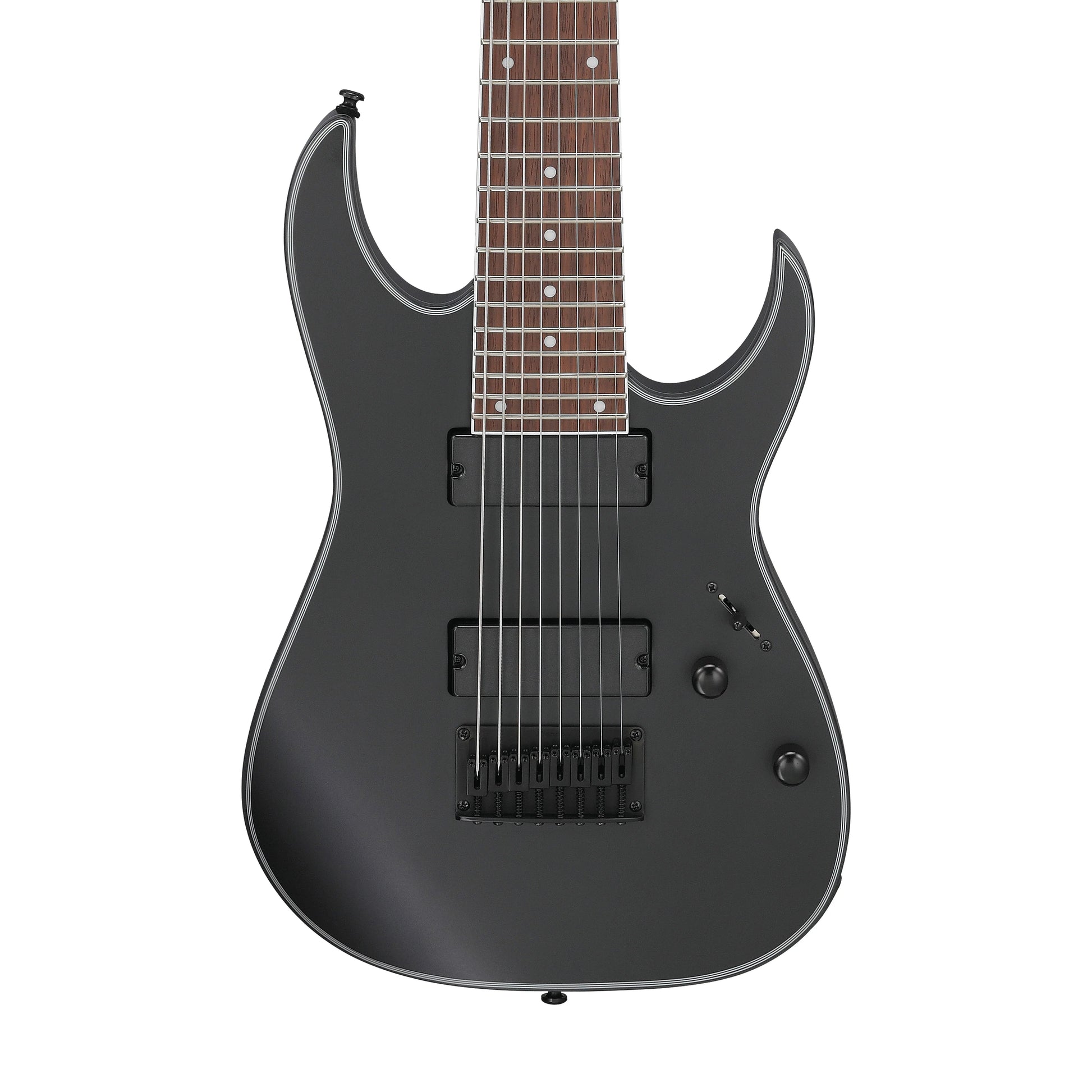 Đàn Guitar Điện Ibanez RG8EX - RG Standard HH, Jatoba Fingerboard, Black Flat - 8 Strings - Việt Music