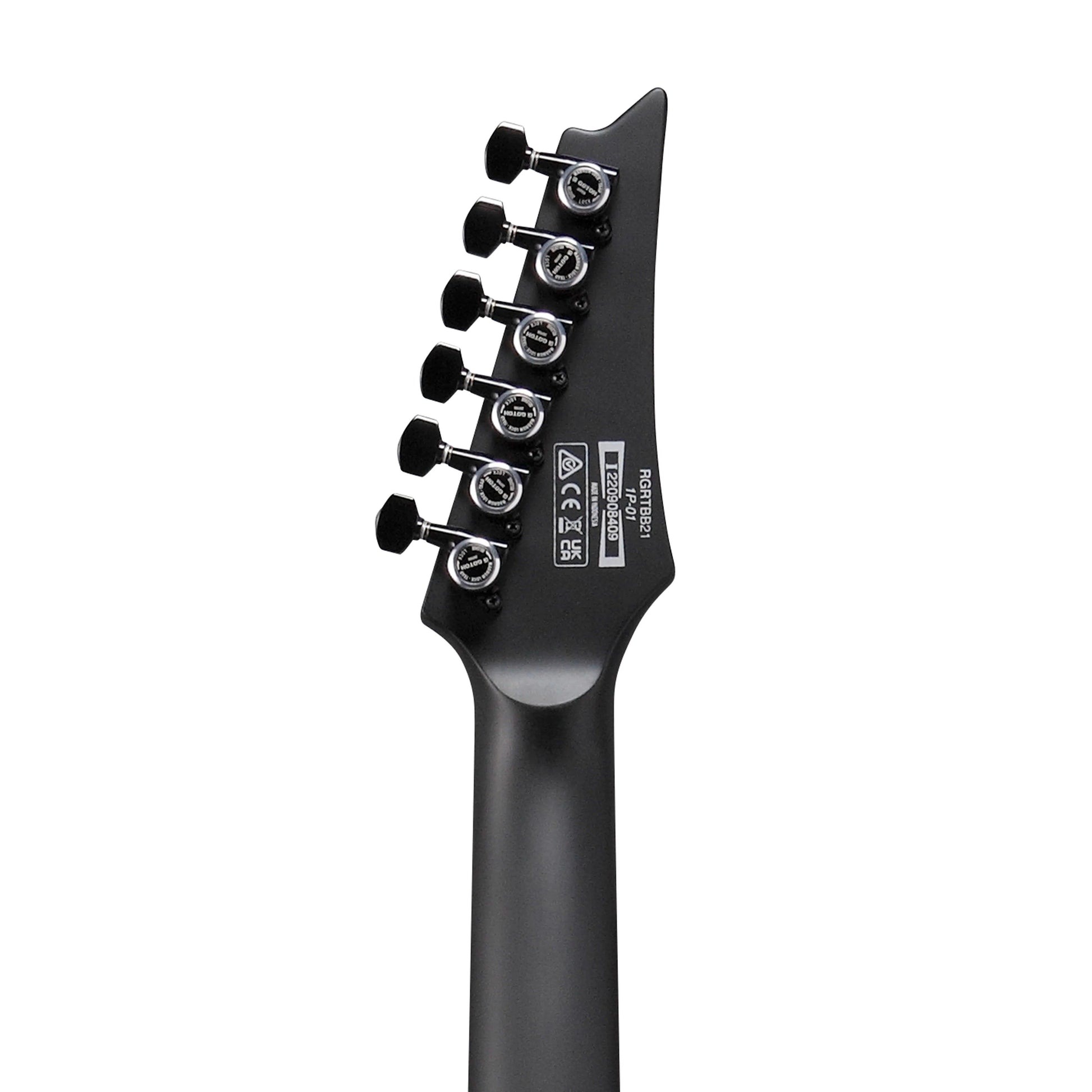 Đàn Guitar Điện Ibanez RGRTBB21-BKF, Black Flat - Việt Music