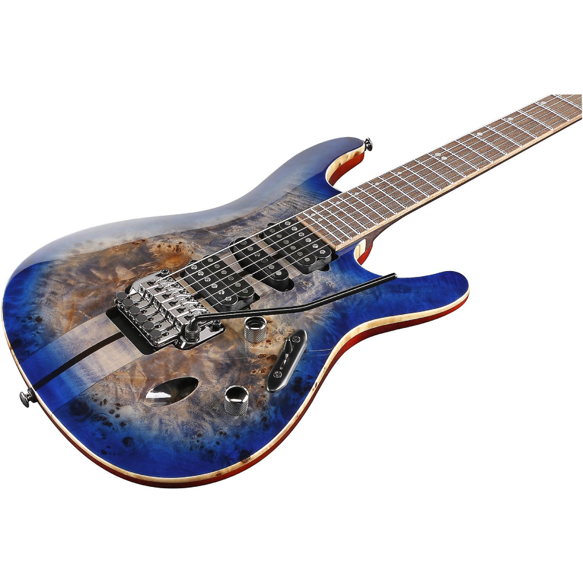 Đàn Guitar Điện Ibanez S Premium S1070PBZ, Cerulean Blue Burst - Việt Music