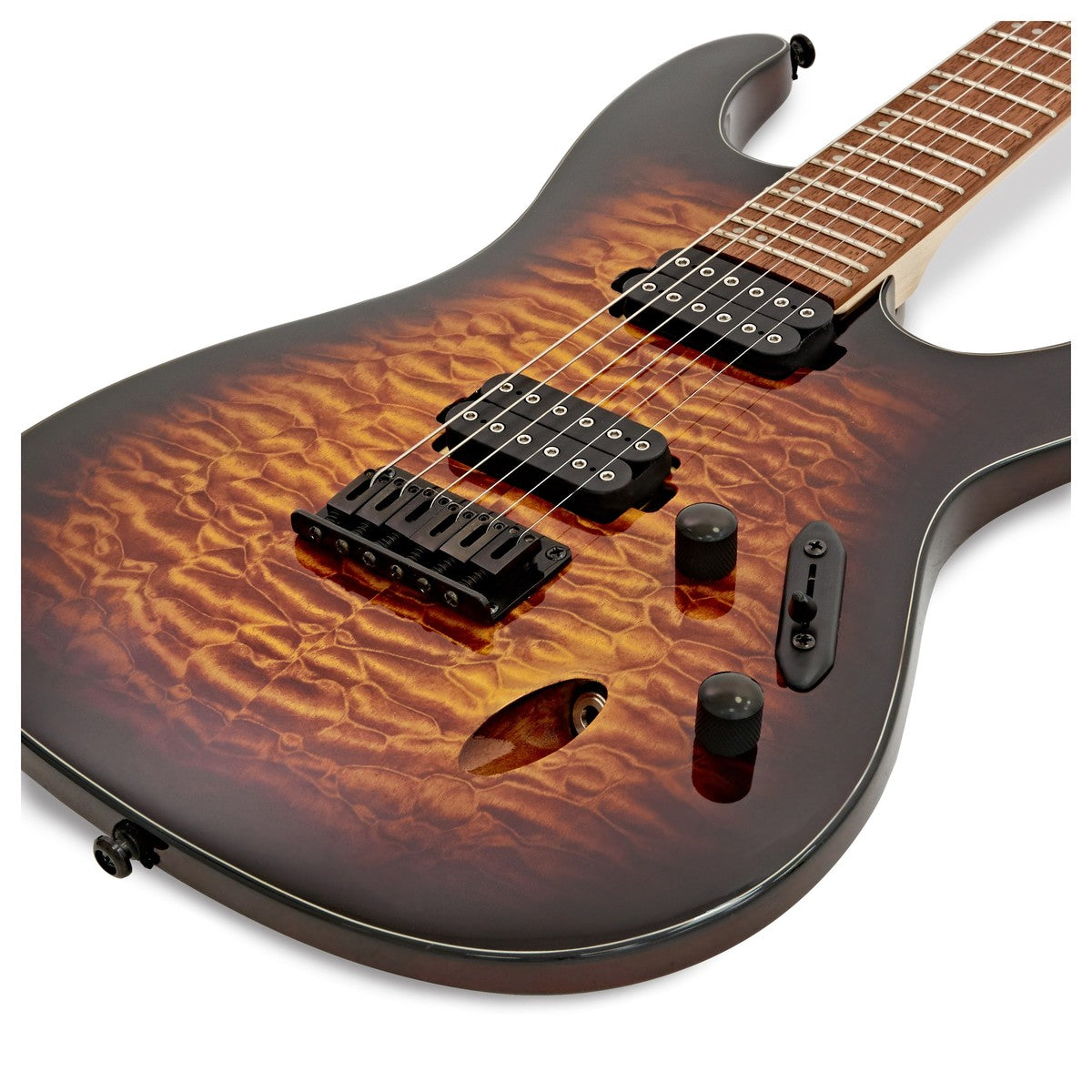 Đàn Guitar Điện Ibanez S621QM - S Standard HH, Rosewood Fingerboard, Dragon Eye Burst - Việt Music