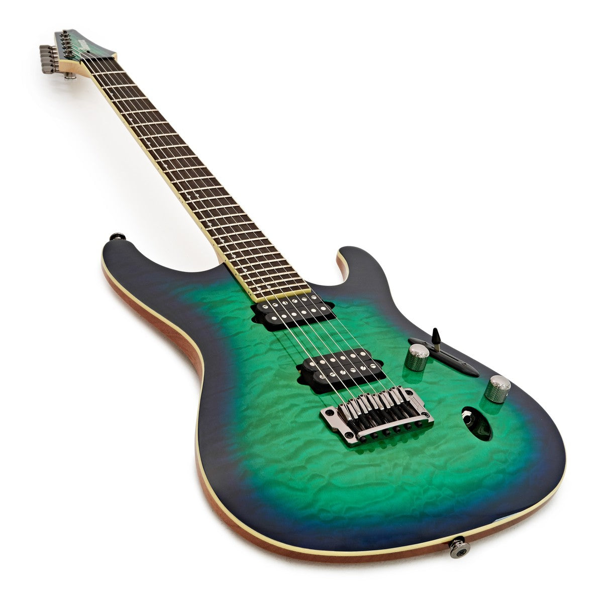 Đàn Guitar Điện Ibanez S Prestige S6521Q, Surreal Blue Burst Gloss - Việt Music