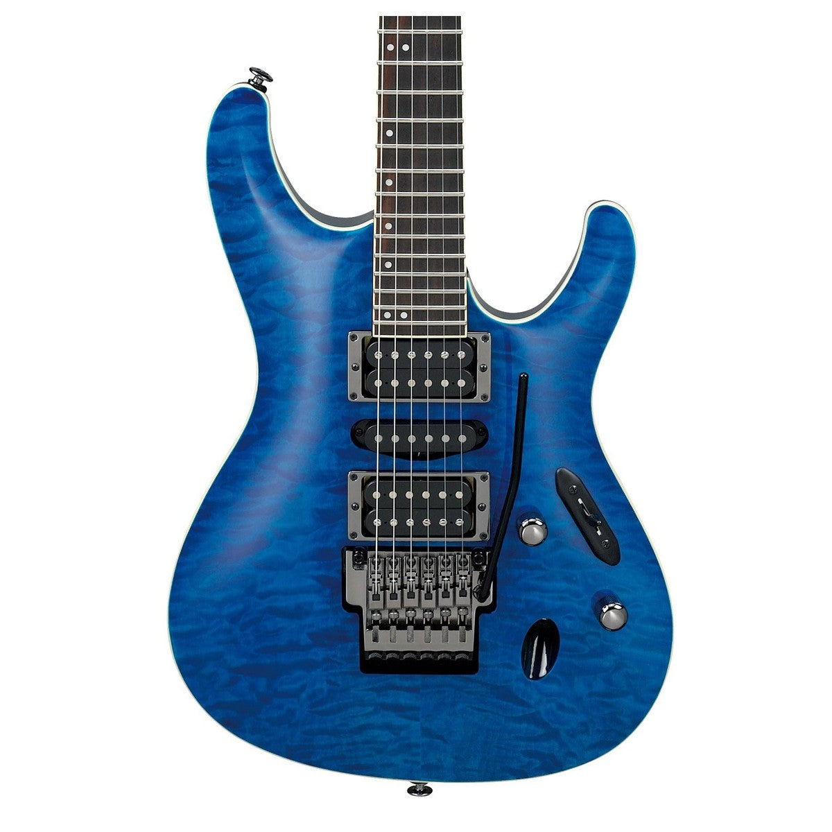 Đàn Guitar Điện Ibanez S Prestige S6570Q, Natural Blue - Việt Music