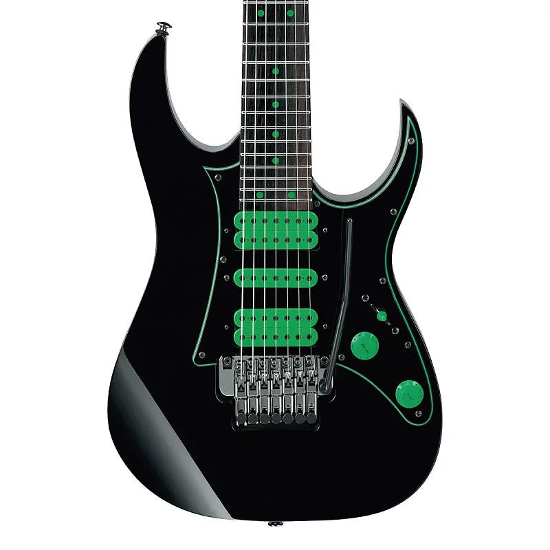 Đàn Guitar Điện Ibanez UV70P Steve Vai Signature HSH, Rosewood Fingerboard, Black 7 - Strings - Việt Music