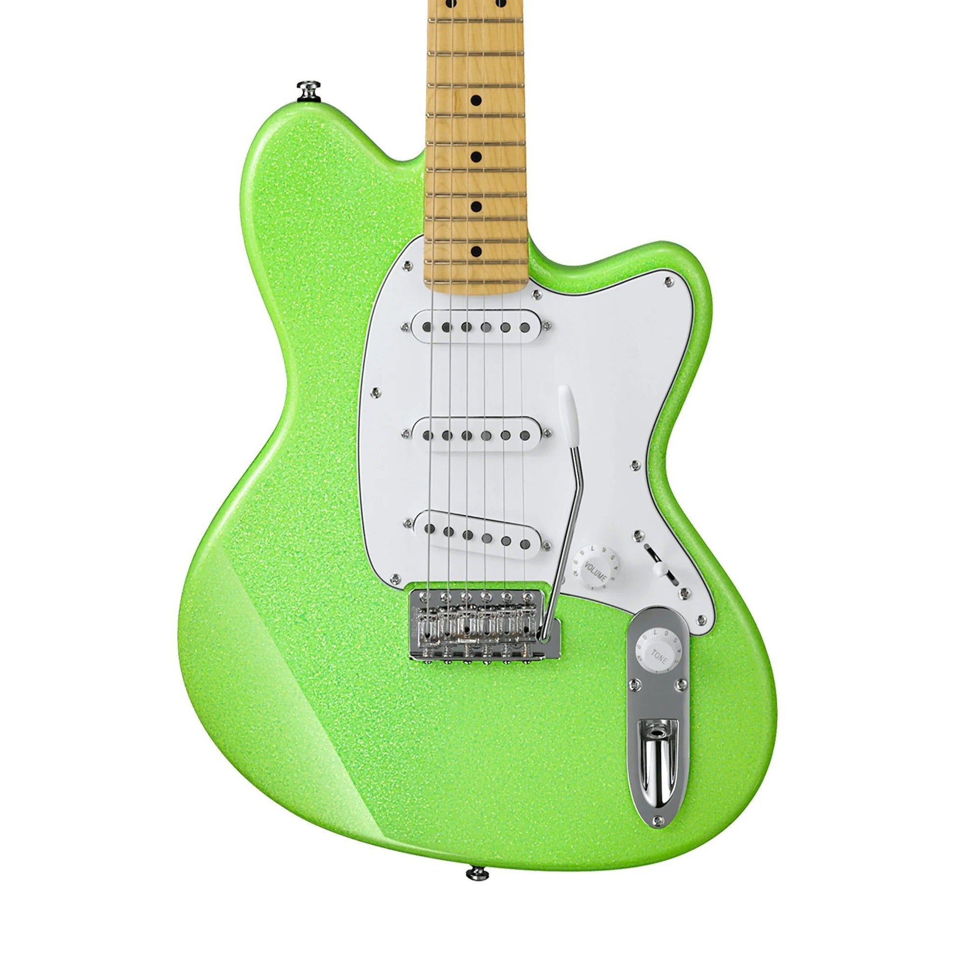 Đàn Guitar Điện Ibanez YY10 Yvette Young Signature SSS Maple Fingerboard, Slime Green - Việt Music