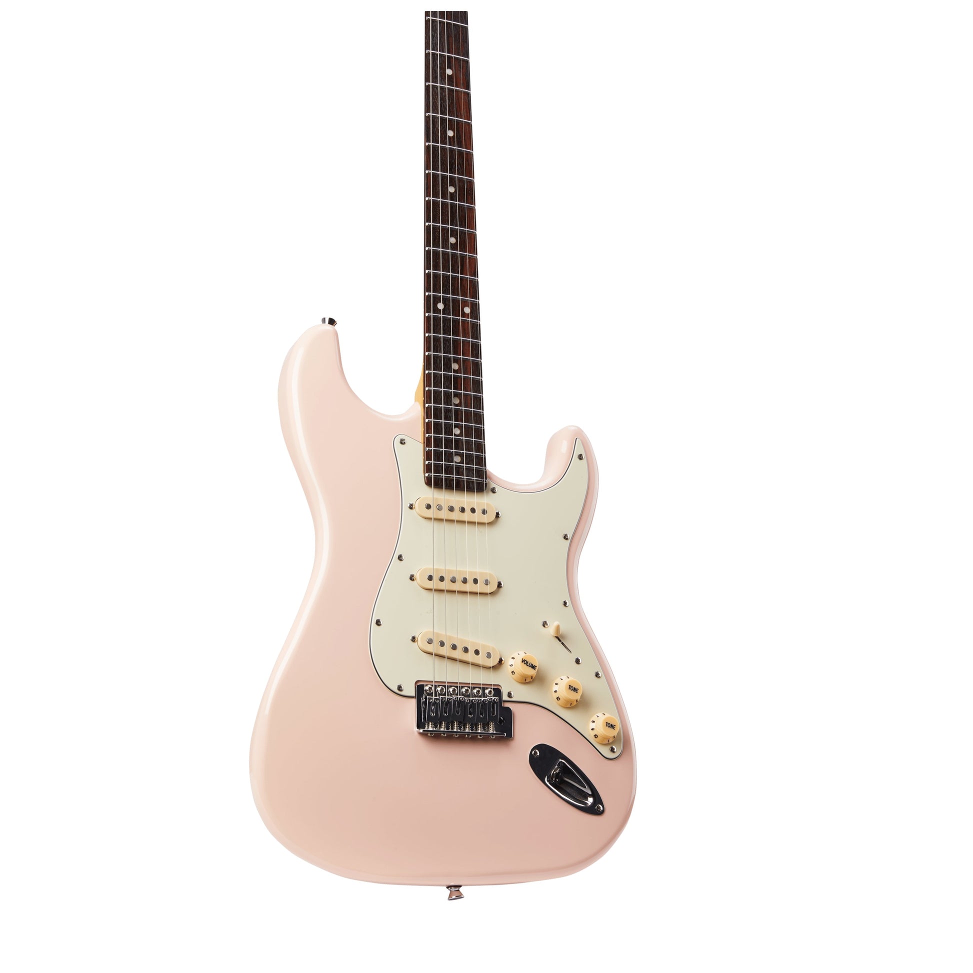 Đàn Guitar Điện Keipro Classic Series S-S-S Rosewood Fingerboard ST, Pink - Việt Music