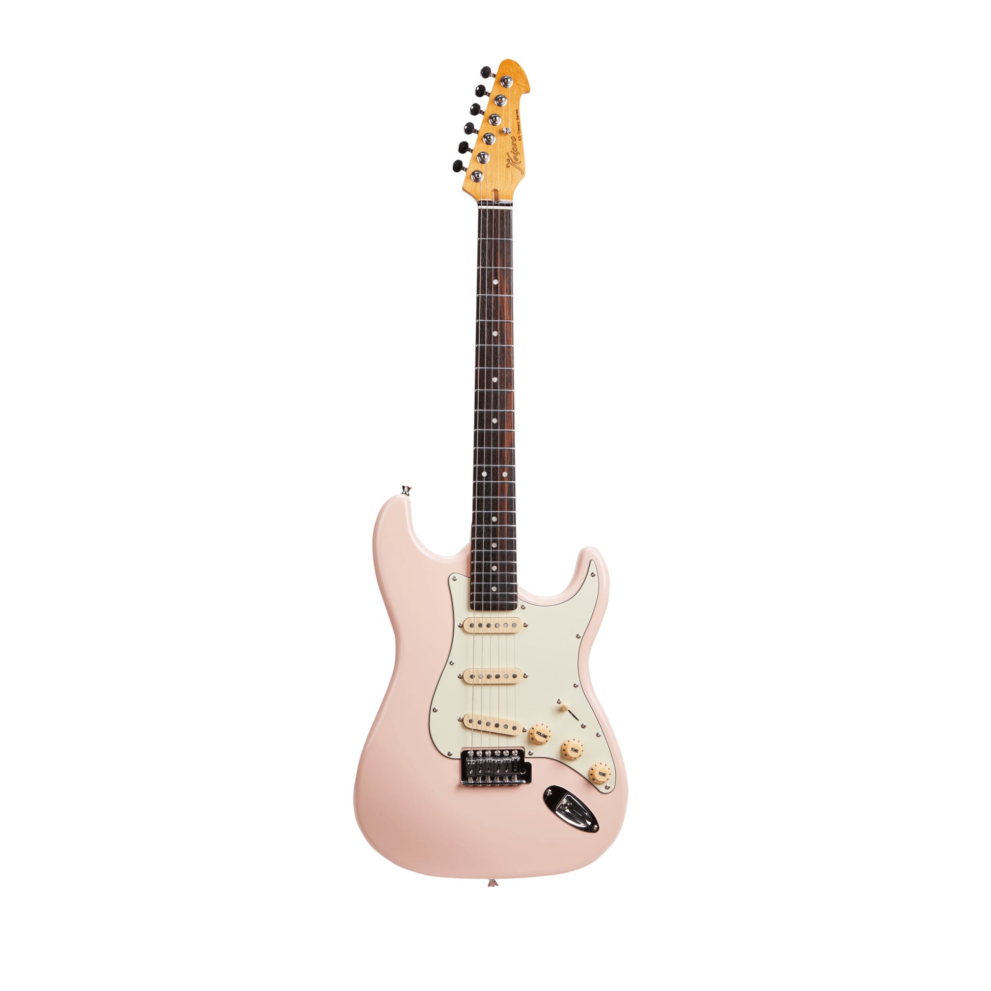 Đàn Guitar Điện Keipro Classic Series S-S-S Rosewood Fingerboard ST, Pink - Việt Music