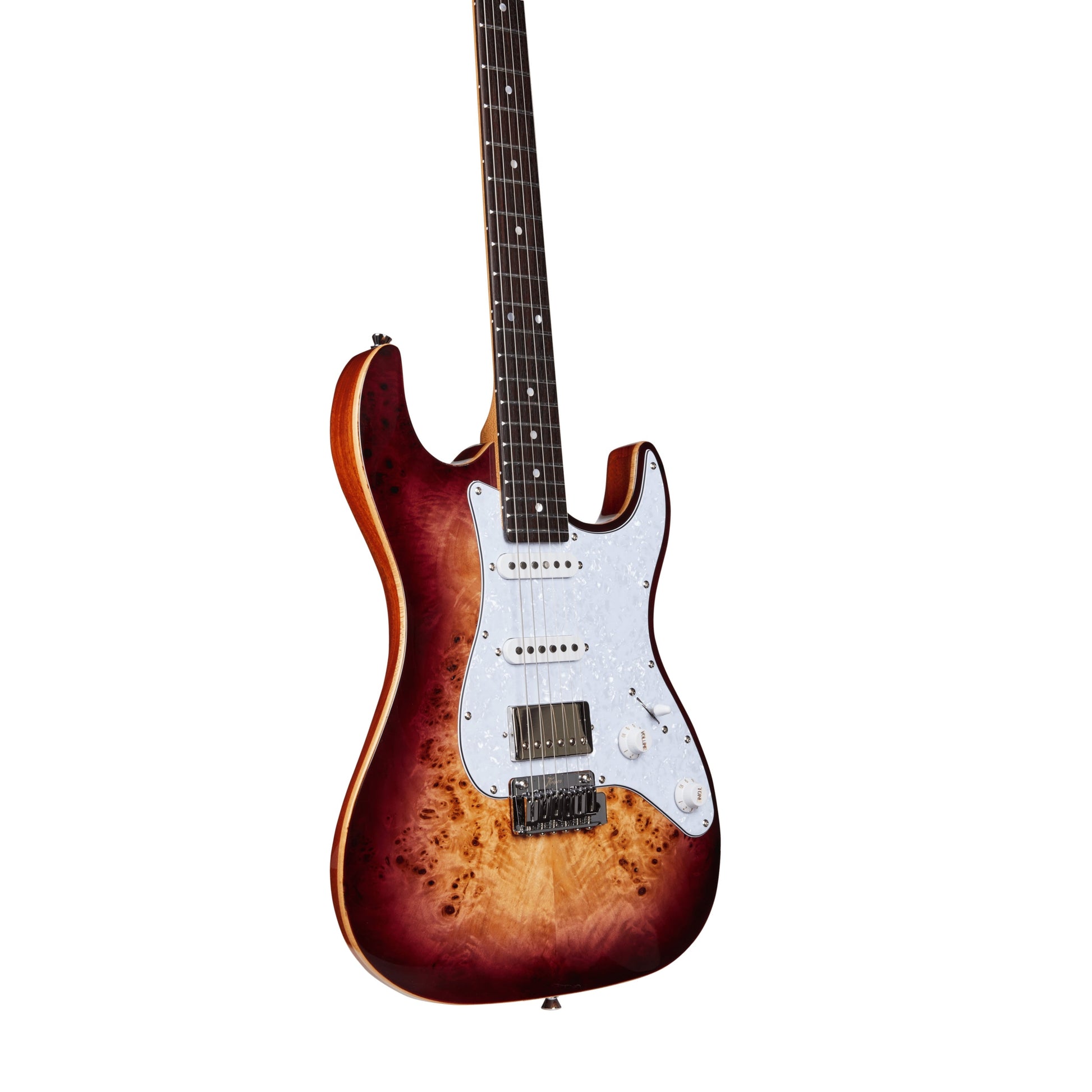 Đàn Guitar Điện Keipro Deluxe Series S-S-H Rosewood Fingerboard Burl Top ST - Việt Music