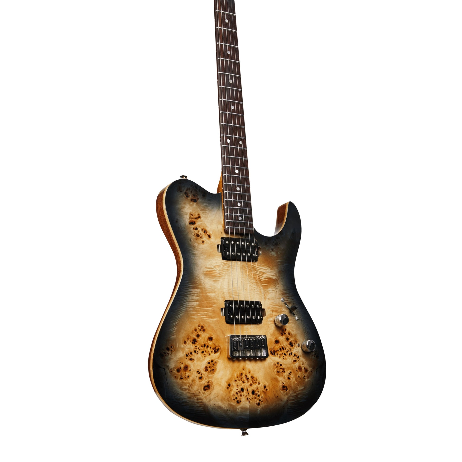 Đàn Guitar Điện Keipro Deluxe Series H-H Rosewood Fingerboard Burl Top TL - Việt Music