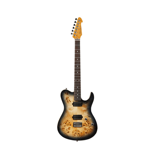 Đàn Guitar Điện Keipro Deluxe Series H-H Rosewood Fingerboard Burl Top TL - Việt Music