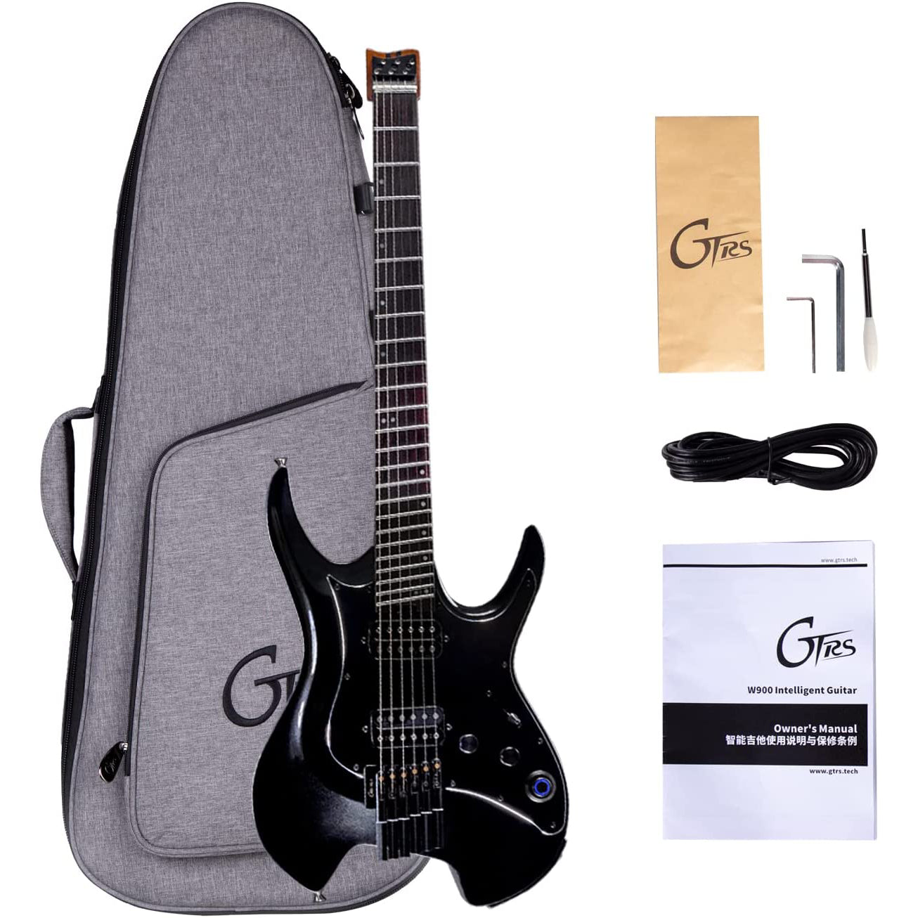 Đàn Guitar Điện Mooer GTRS W800 Pearl Black - Việt Music