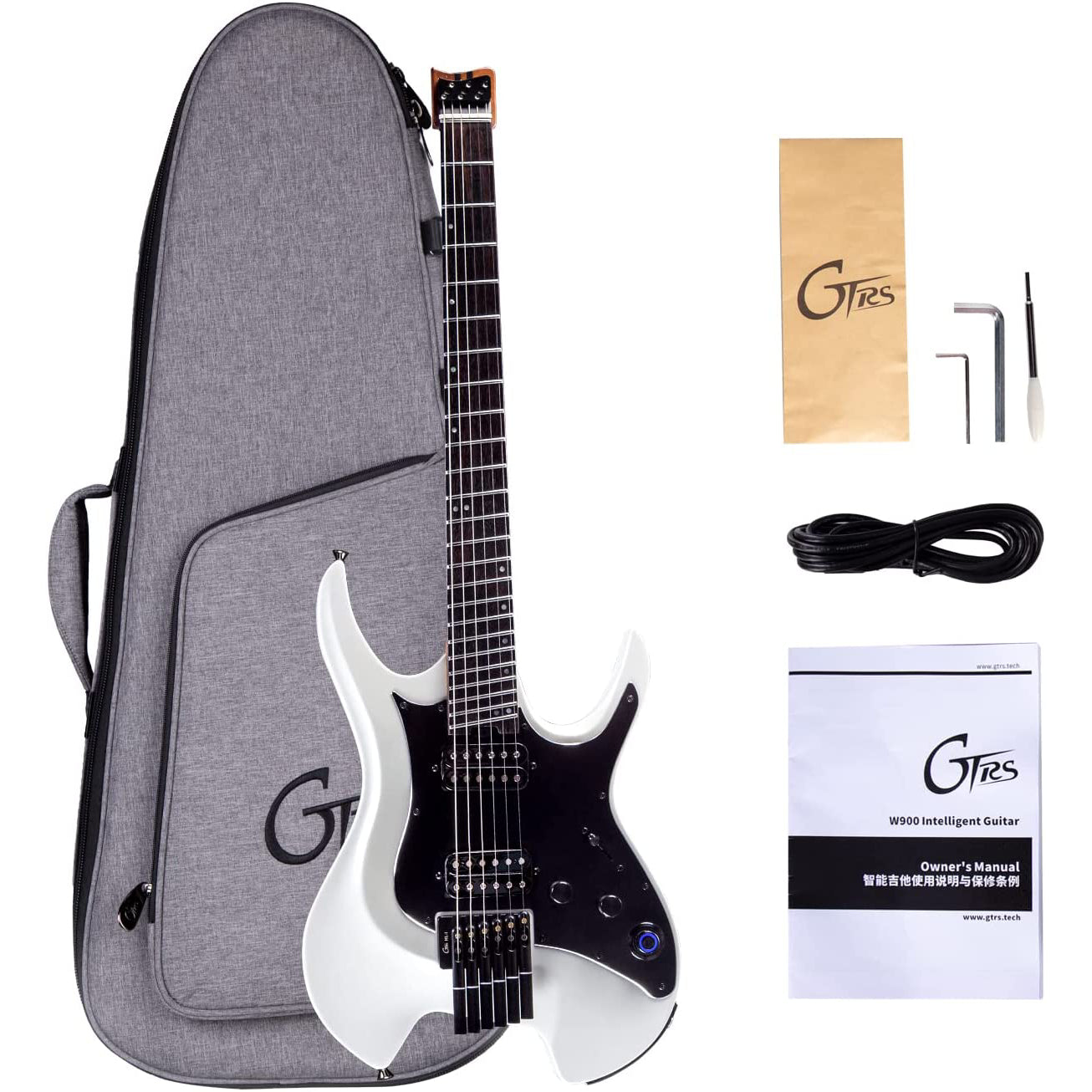 Đàn Guitar Điện Mooer GTRS W800 Pearl White - Việt Music