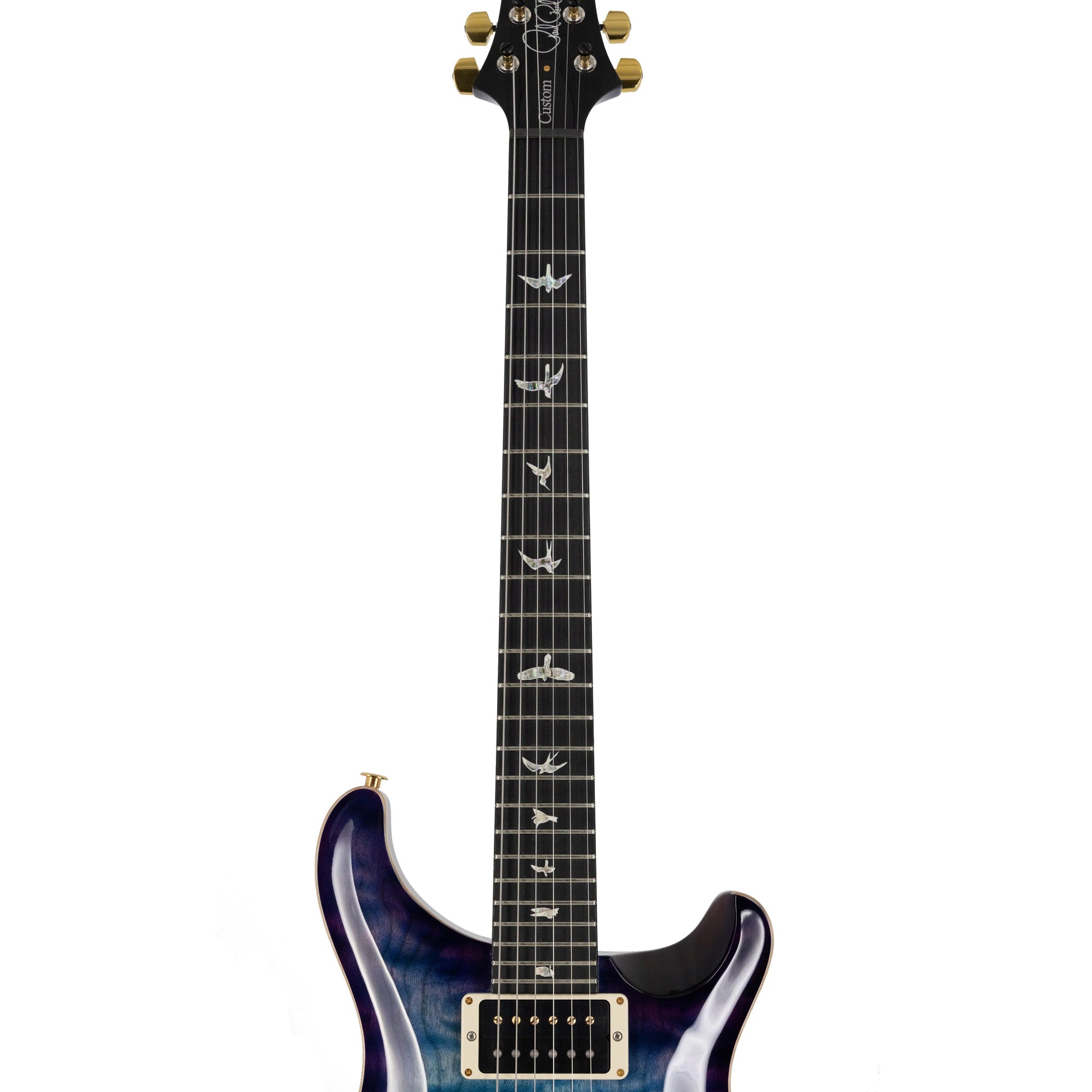 Đàn Guitar Điện PRS Custom 24 Quilt 10-Top w/Pattern Thin Neck, Aquableux Purple Burst - Việt Music