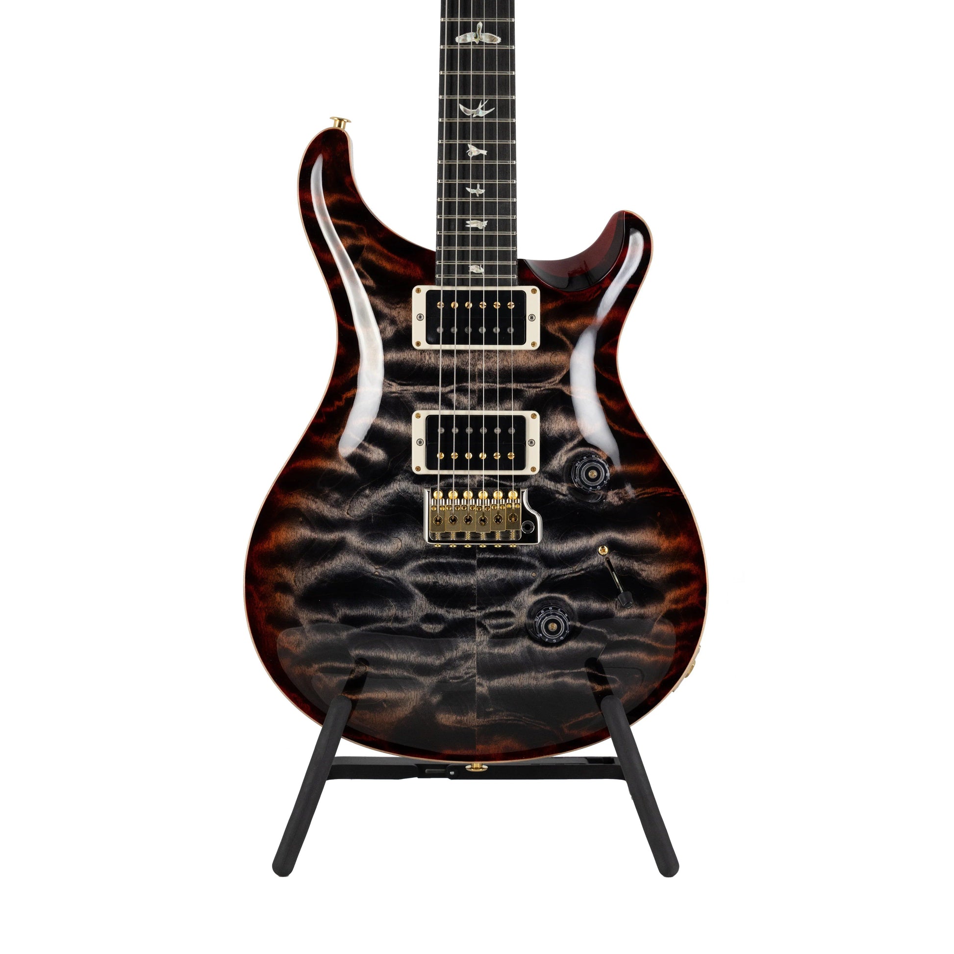 Đàn Guitar Điện PRS Custom 24 Quilt 10-Top w/Pattern Thin Neck, Charcoal Cherry Burst - Việt Music