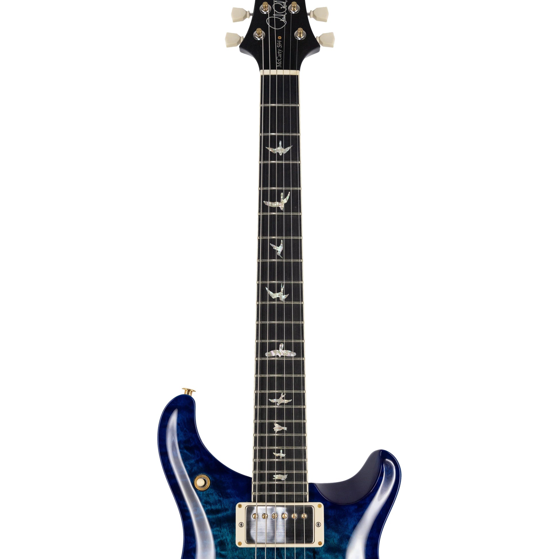 Đàn Guitar Điện PRS McCarty 594 Quilt 10-Top w/Stained Maple Neck, Cobalt Blue - Việt Music