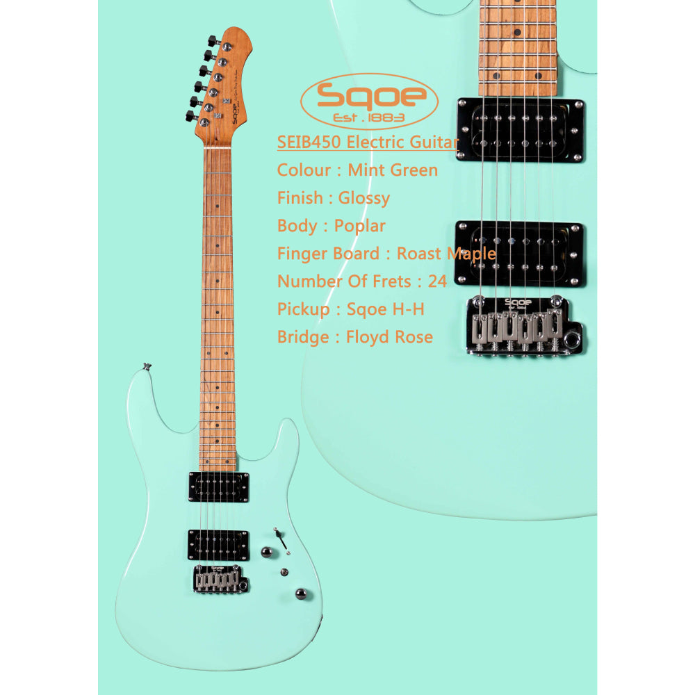 Đàn Guitar Điện Sqoe SEIB450 - Việt Music