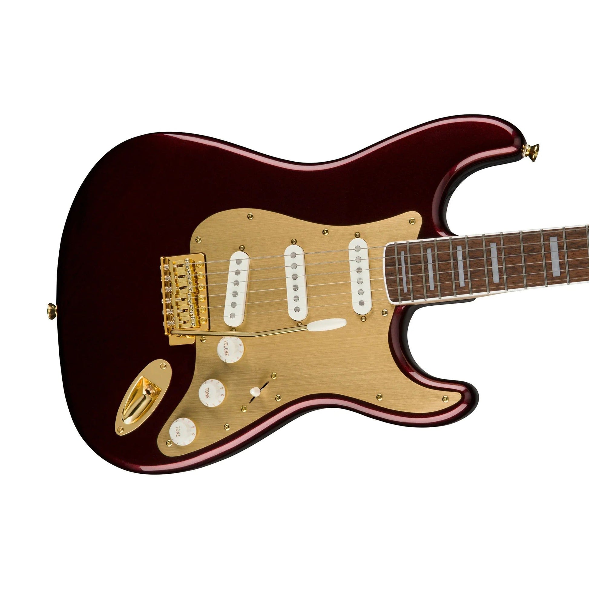 Đàn Guitar Điện Squier 40th Anniversary Gold Edition Stratocaster, SSS Indian Laurel Fingerboard - Việt Music