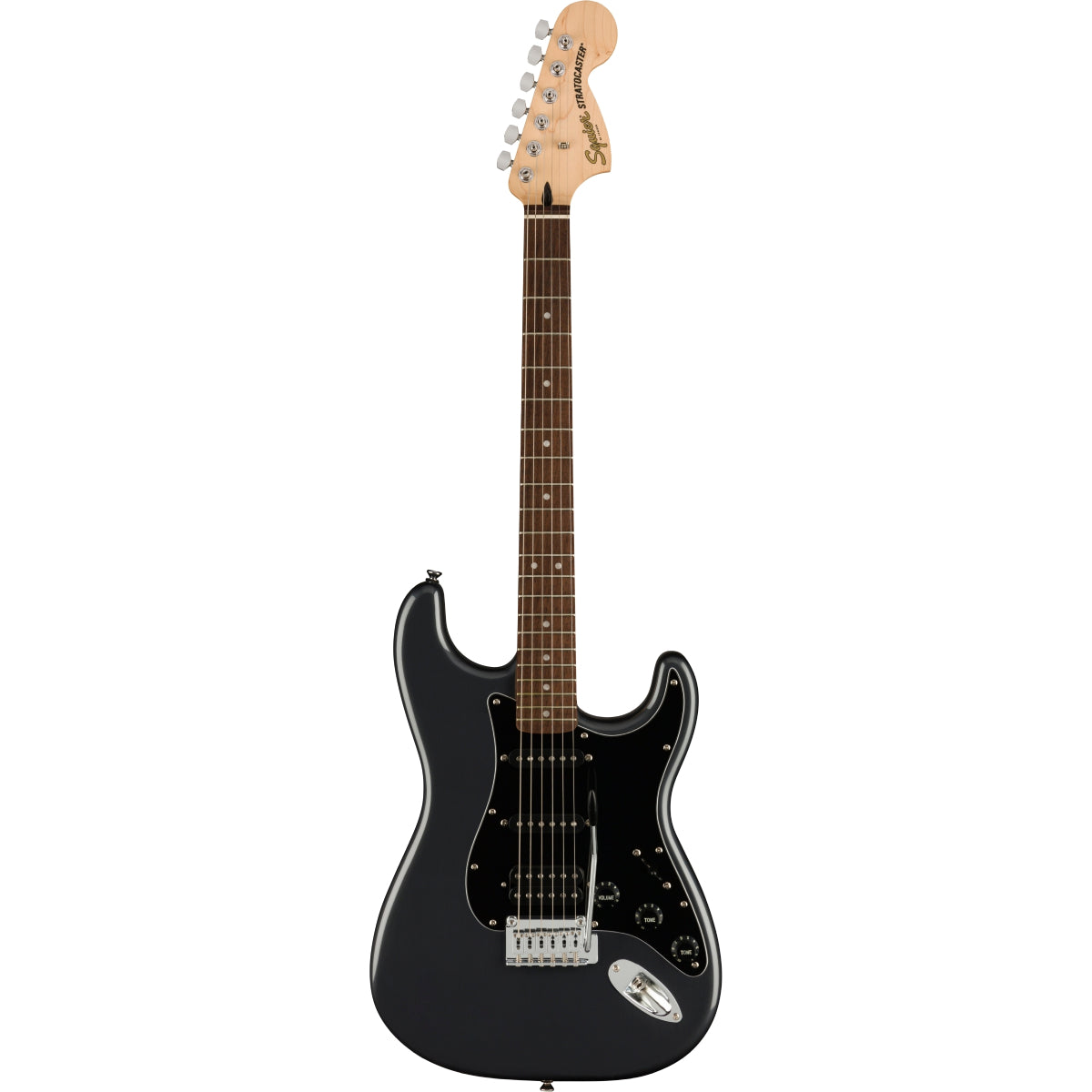 Squier Affinity Series Stratocaster HSS Pack, Laurel Fingerboard, Charcoal Frost Metallic - Việt Music