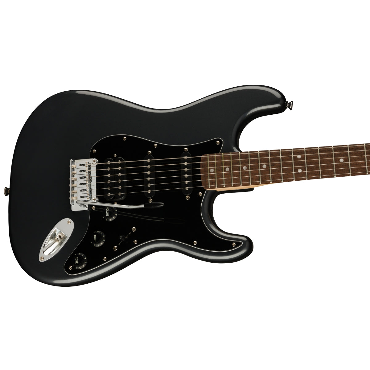 Squier Affinity Series Stratocaster HSS Pack, Laurel Fingerboard, Charcoal Frost Metallic - Việt Music