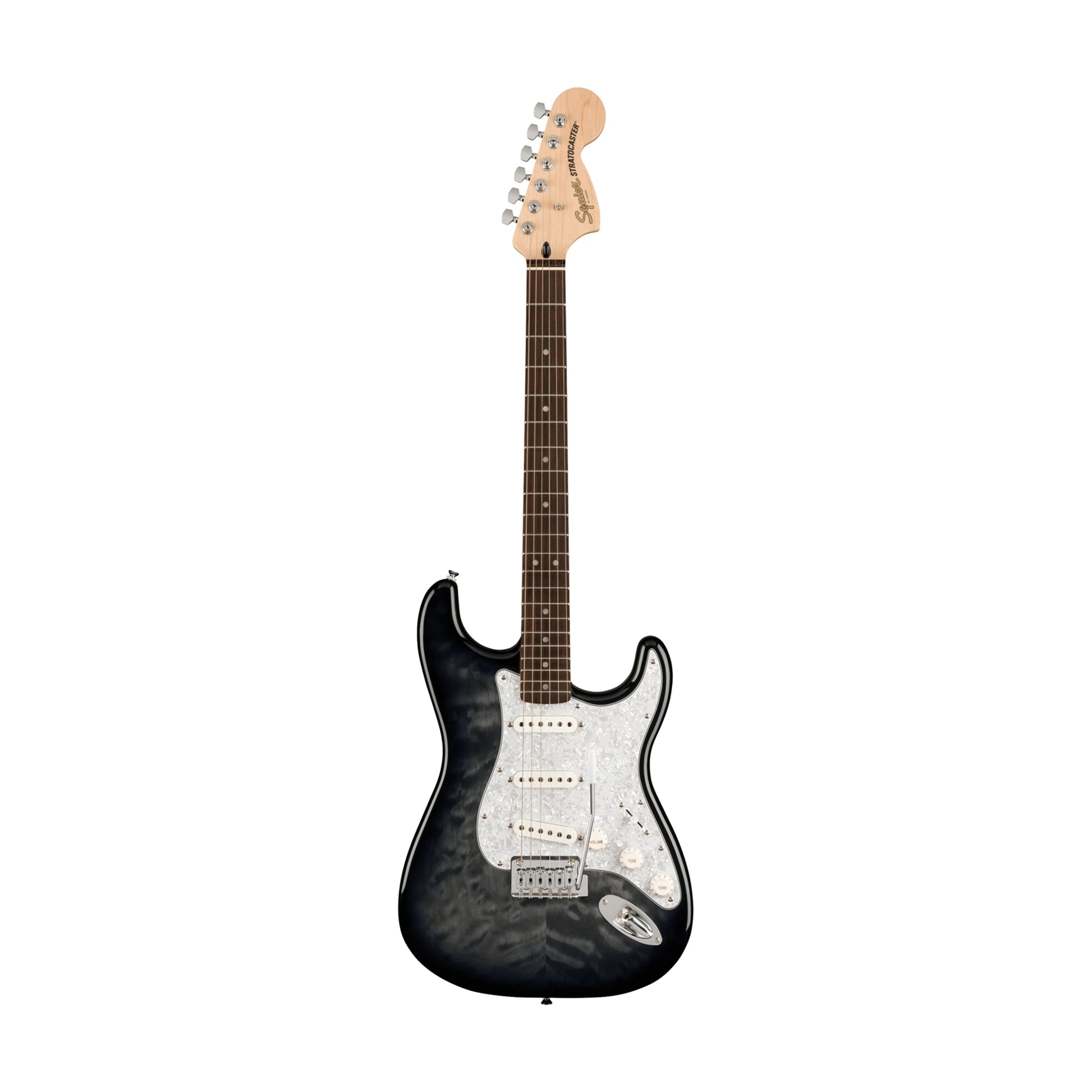 Đàn Guitar Điện Squier FSR Affinity Series Stratocaster QMT SSS, Laurel Fingerboard - Việt Music