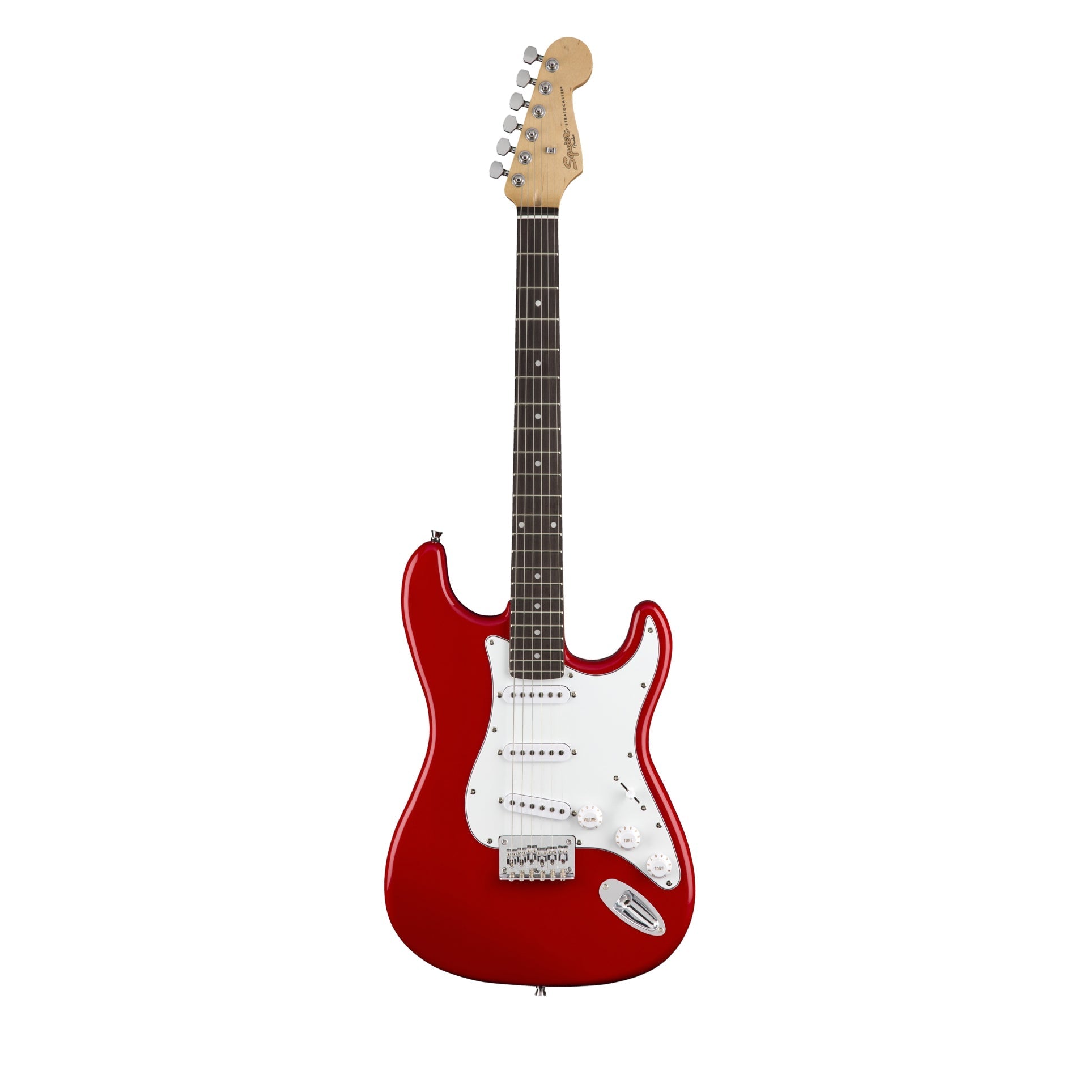 Squier MM Stratocaster HT SSS, Laurel Fingerboard, Red - Việt Music