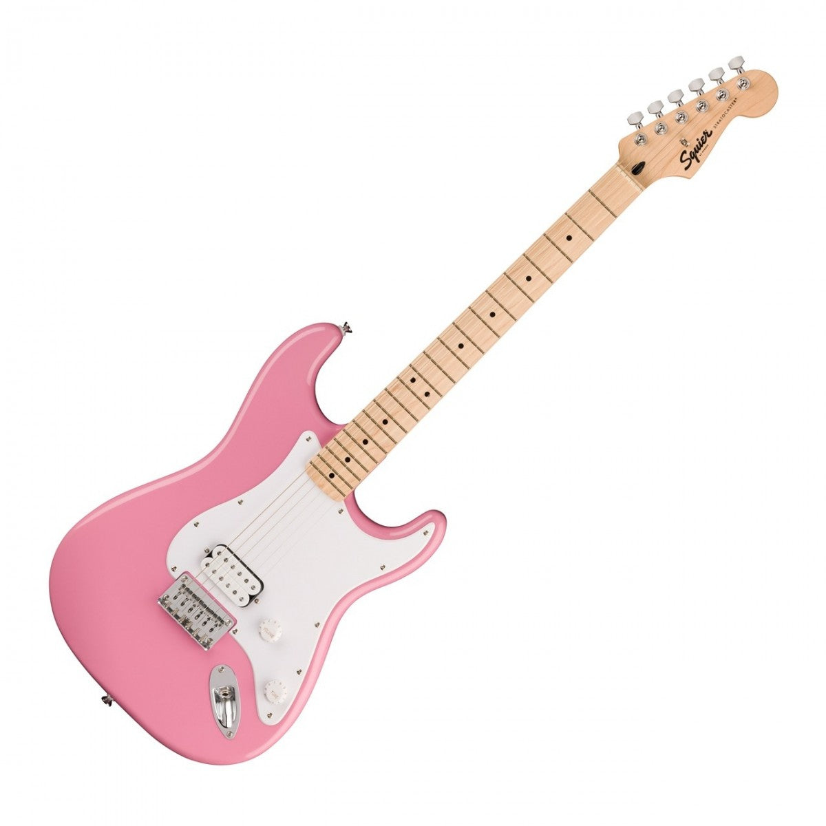 Squier Sonic Series Stratocaster HT H Maple Fingerboard, Flash Pink - Việt Music