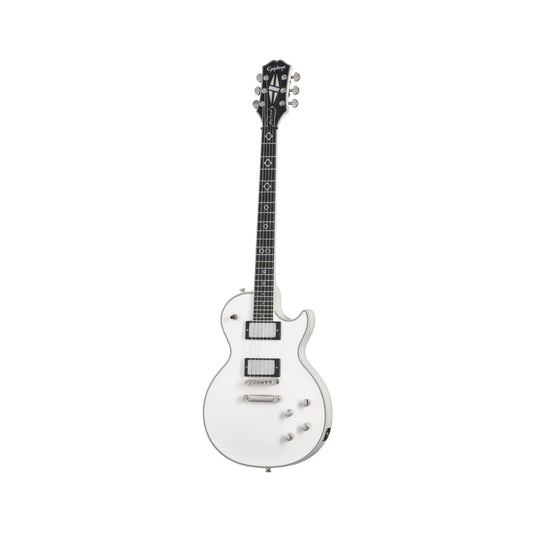 Đàn Guitar Epiphone Jerry Cantrell Les Paul Custom Prophecy, Bone White - Việt Music