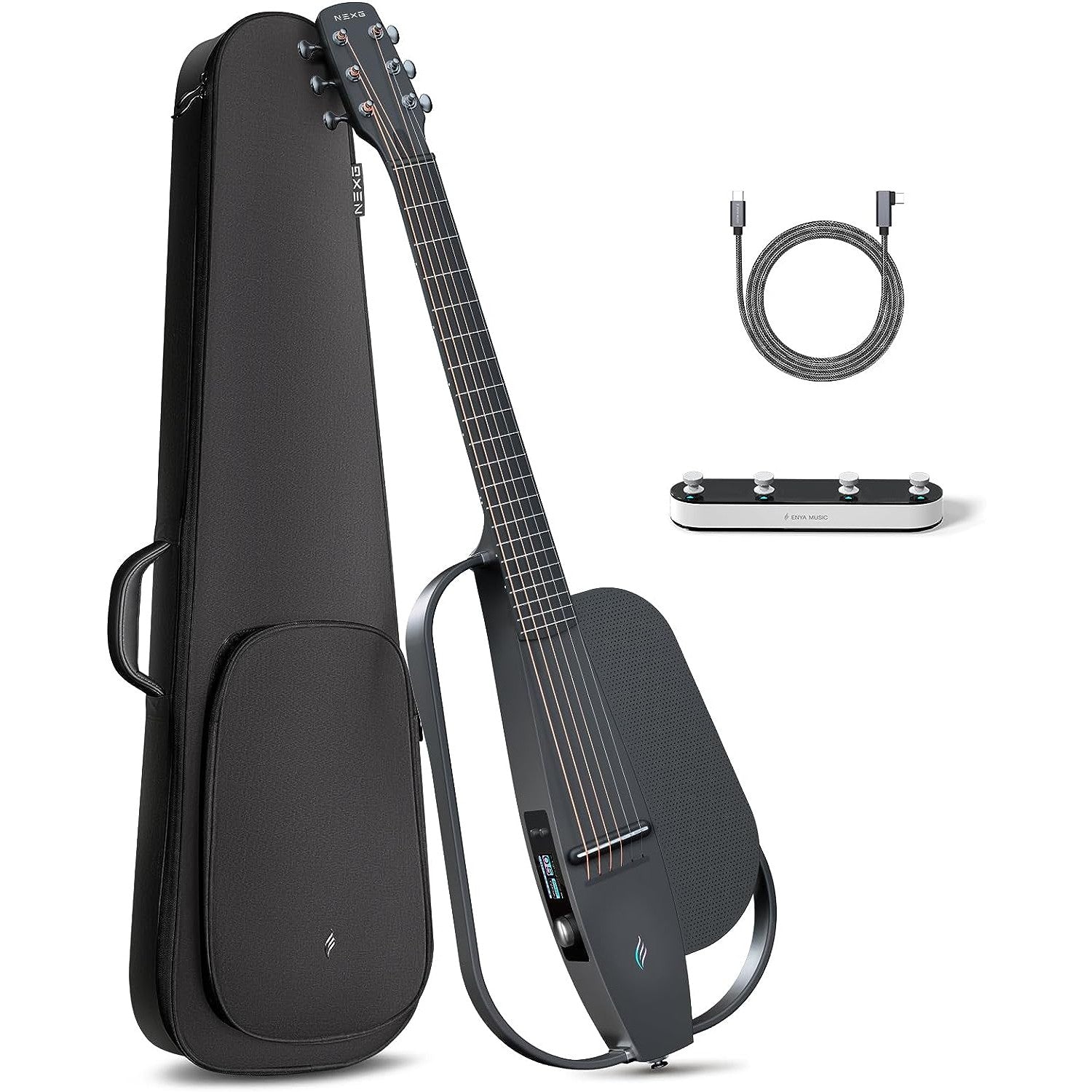 Đàn Guitar Silent Acoustic Enya NEXG 2 Basic - Smart Audio Guitar - Việt Music