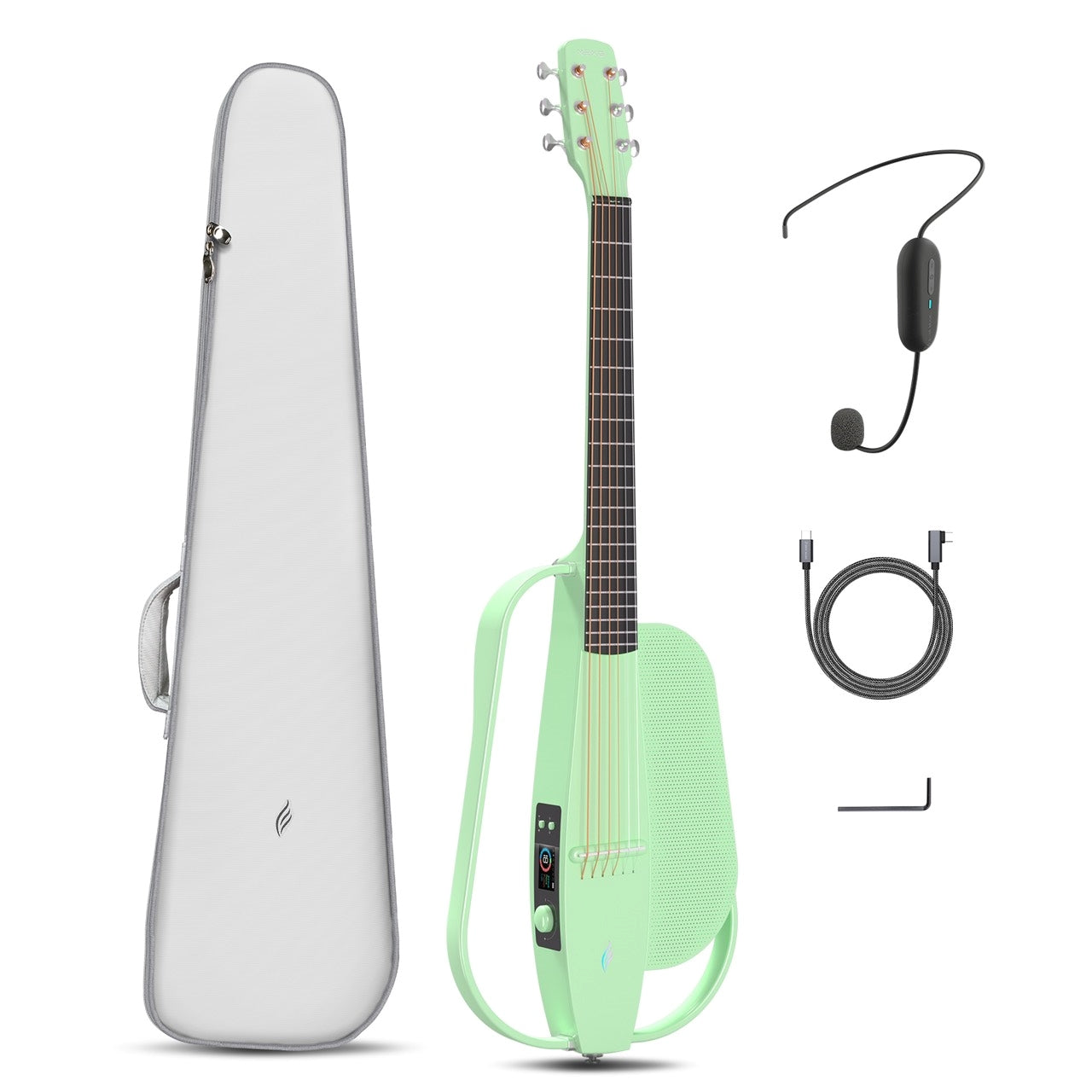 Đàn Guitar Silent Acoustic Enya NEXG SE - Smart Audio Guitar - Việt Music