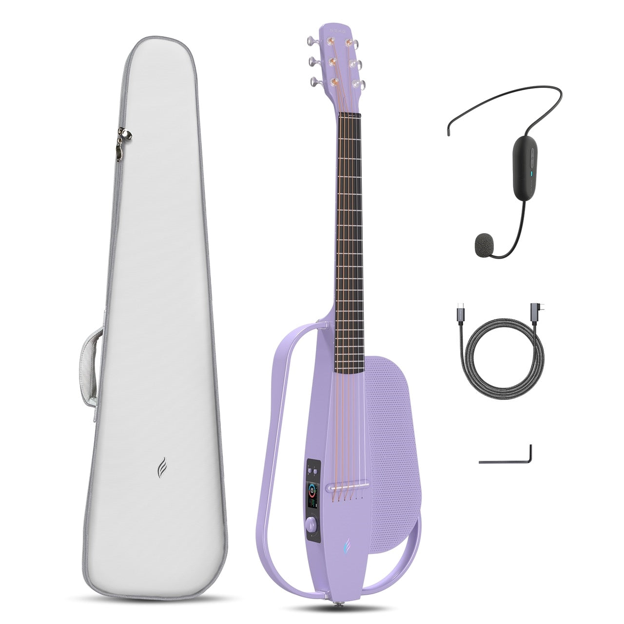 Đàn Guitar Silent Acoustic Enya NEXG SE - Smart Audio Guitar - Việt Music