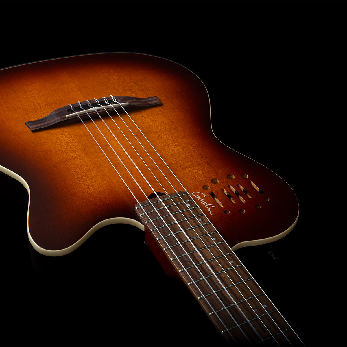 Đàn Guitar Điện Godin Multiac Nylon Encore Burnt Umber SG - Việt Music