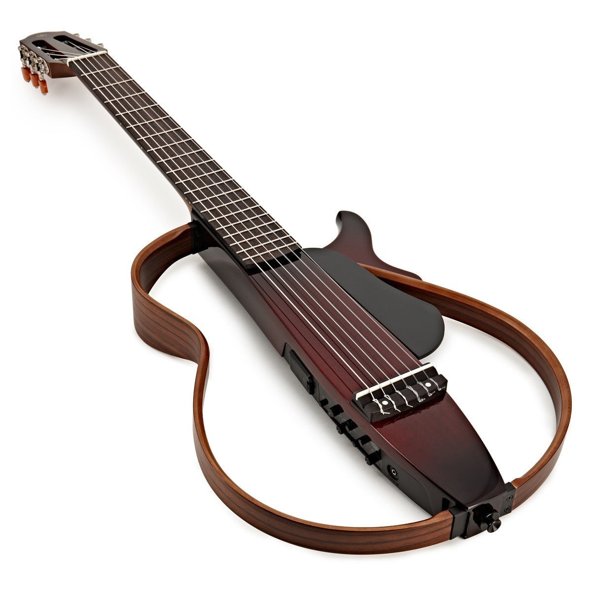 Đàn Guitar Silent Yamaha SLG200N Nylon String, Crimson Red Burst - Việt Music