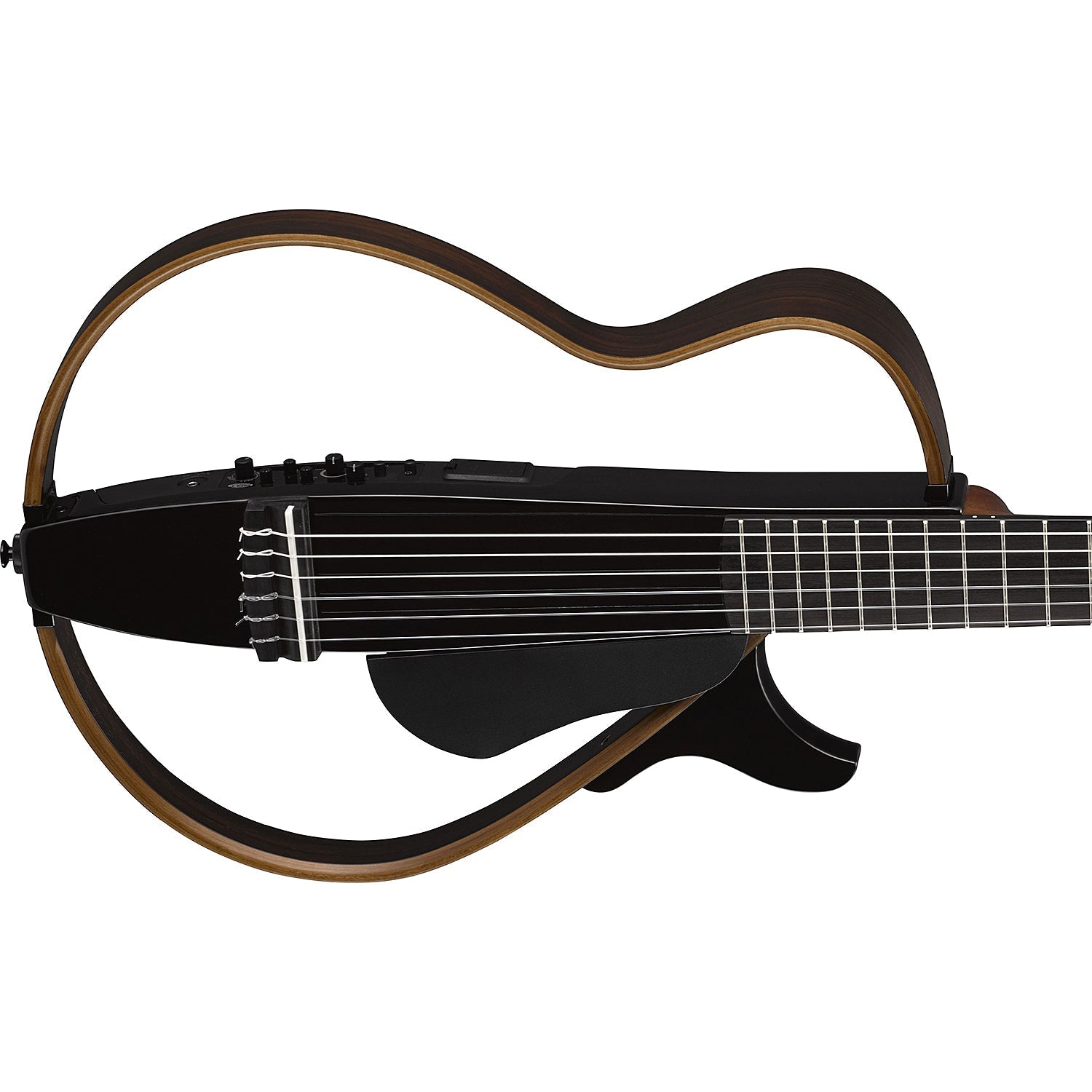 Đàn Guitar Silent Yamaha SLG200N Nylon String, Translucent Black - Việt Music