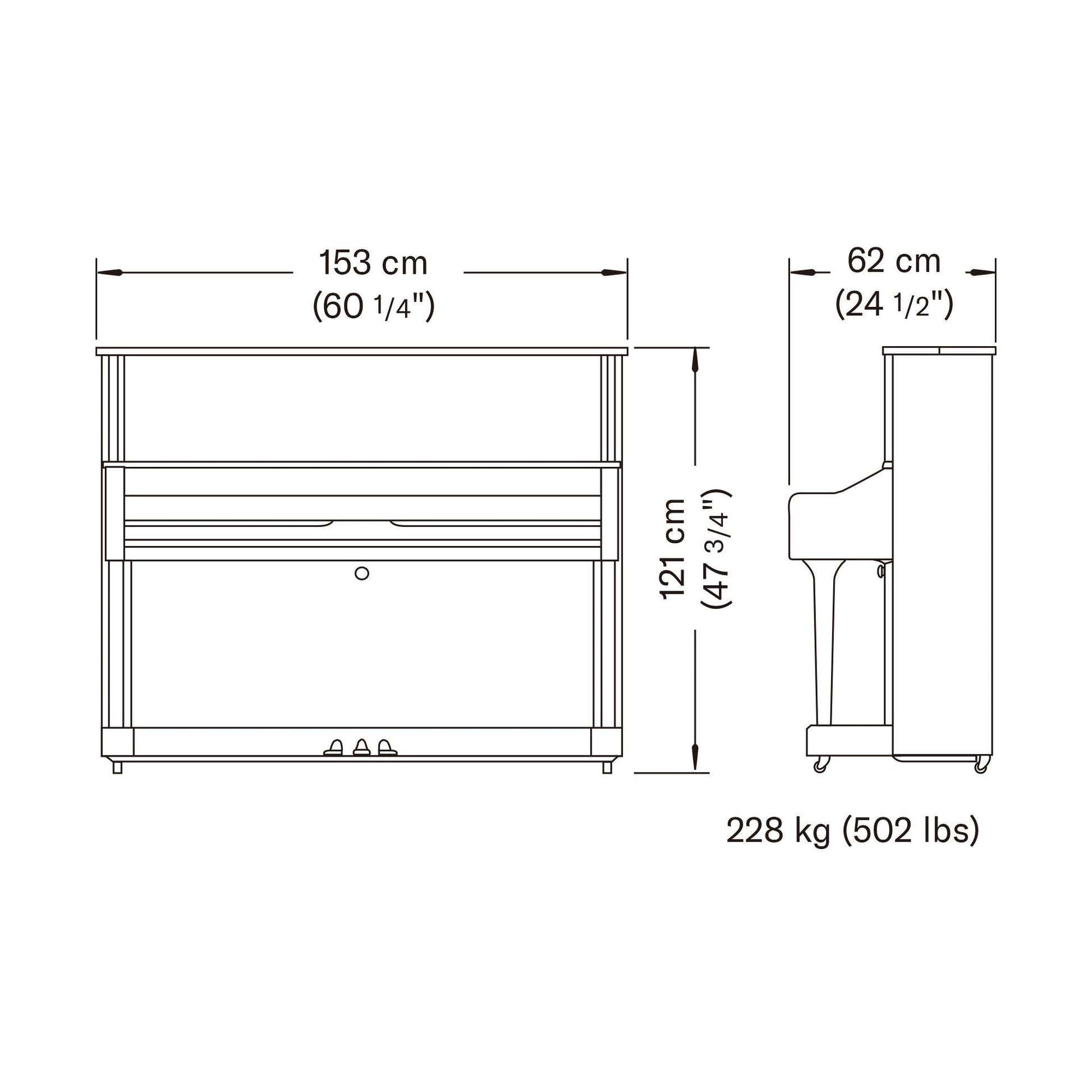 Đàn Piano Cơ Upright Yamaha U1E - Qua Sử Dụng - Việt Music