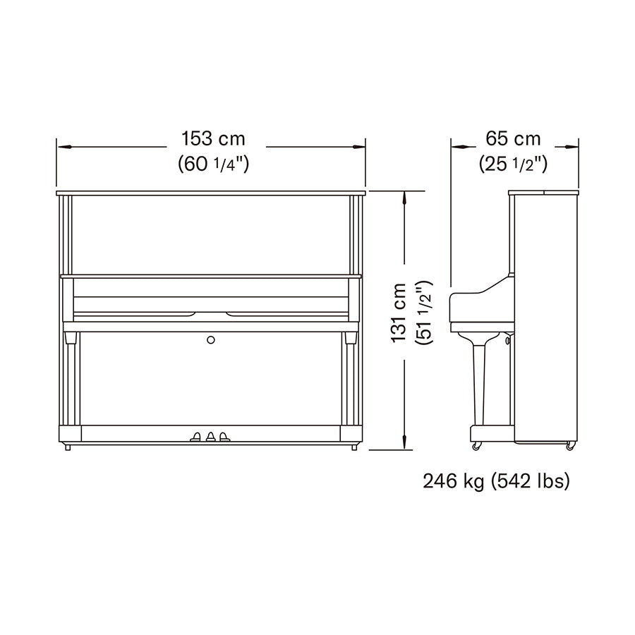 Đàn Piano Cơ Upright Yamaha U3M Silent - Qua Sử Dụng - Việt Music