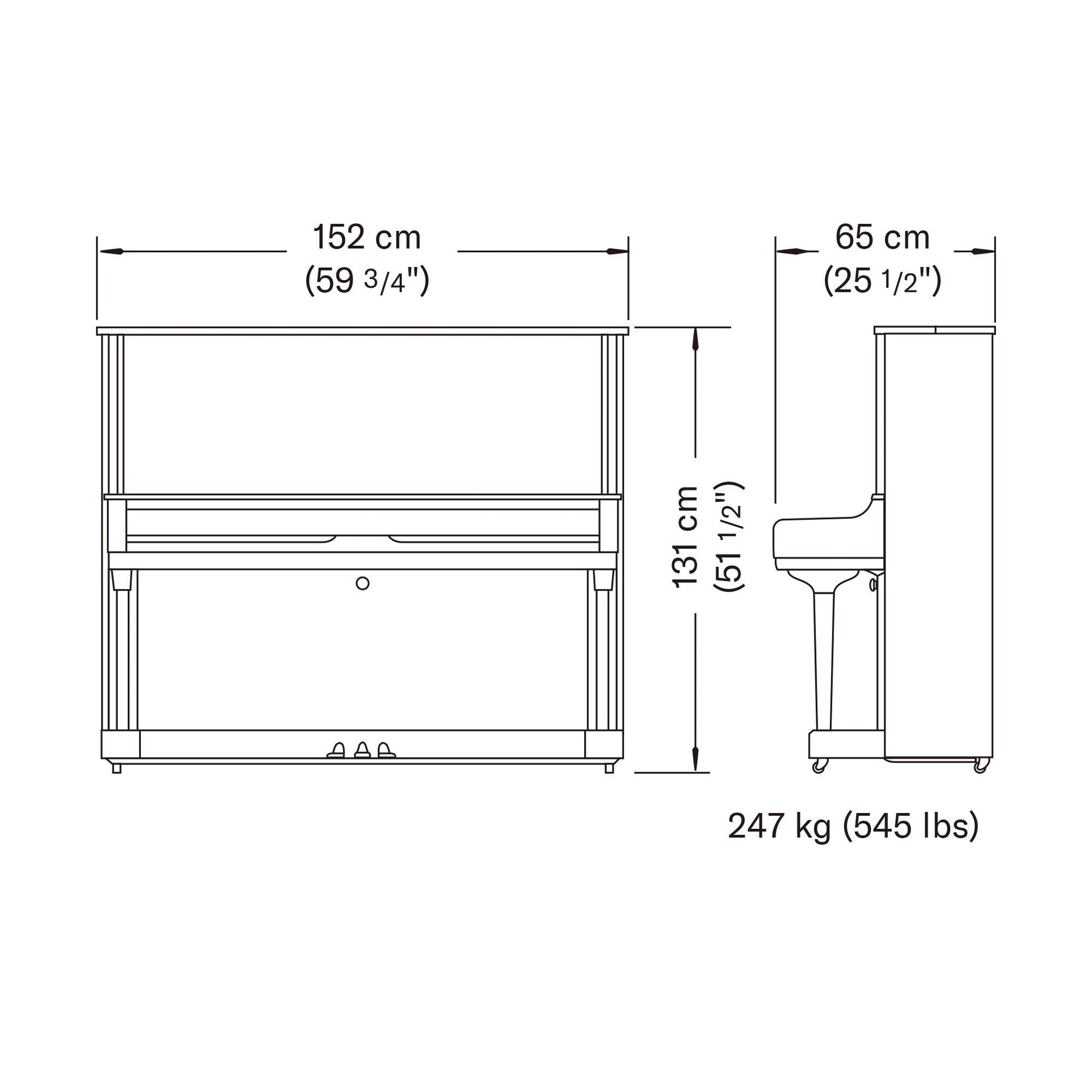 Đàn Piano Cơ Upright Yamaha YUS3 - Việt Music