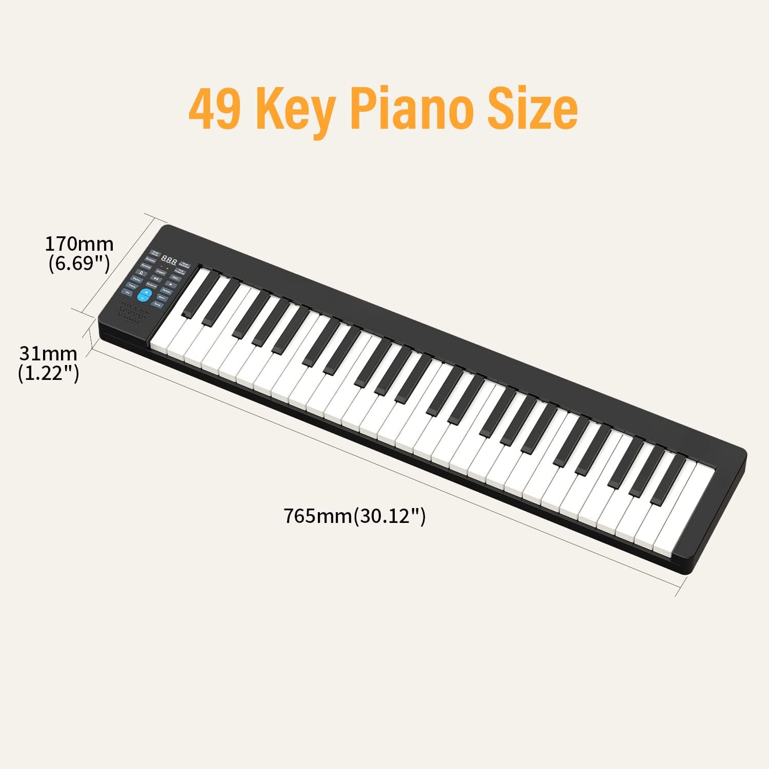 Đàn Piano Điện Konix PJ49Z - Việt Music