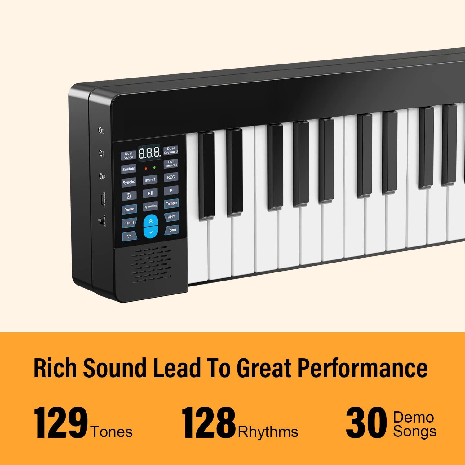 Đàn Piano Điện Konix PJ61B - Việt Music