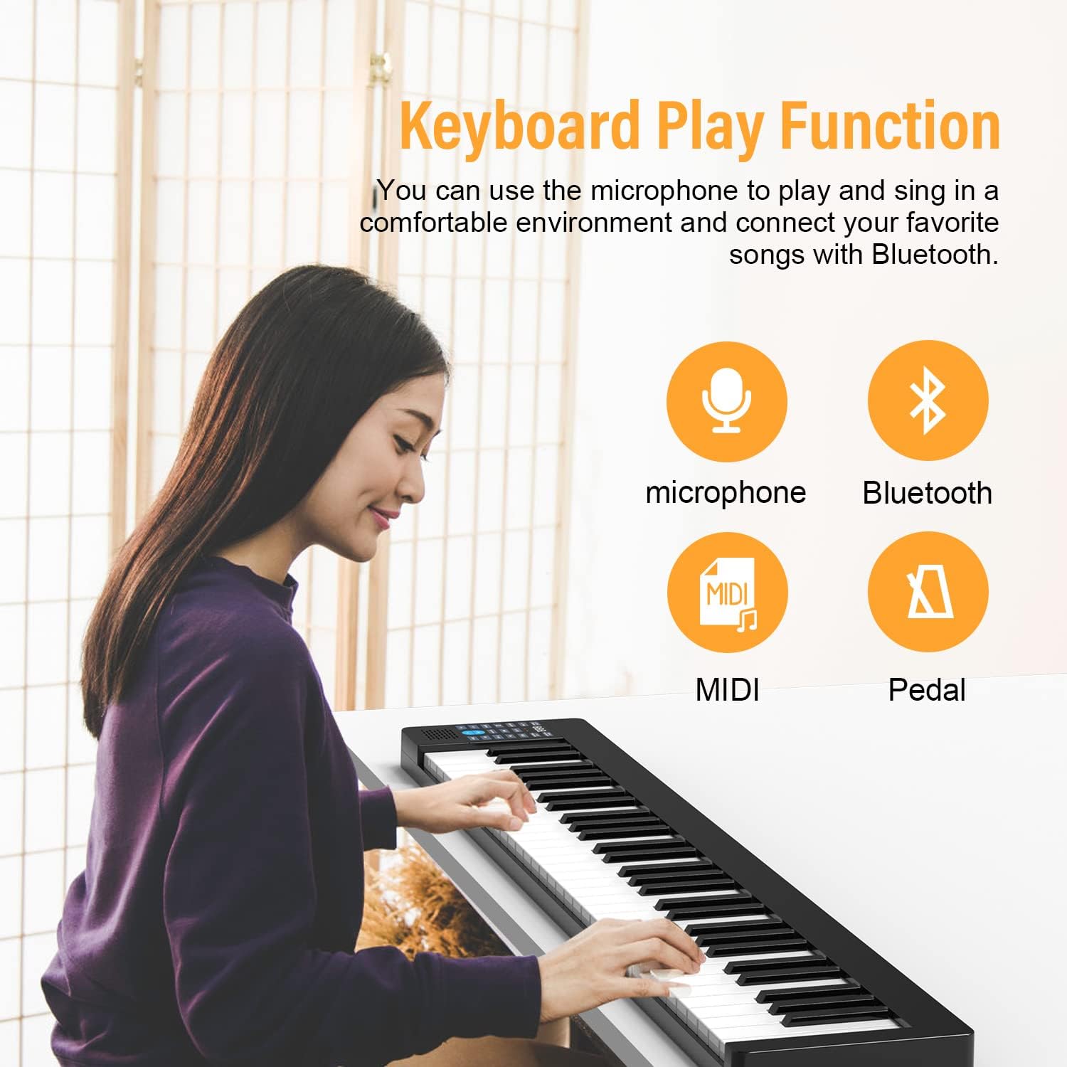 Đàn Piano Điện Konix PJ61Z - Việt Music