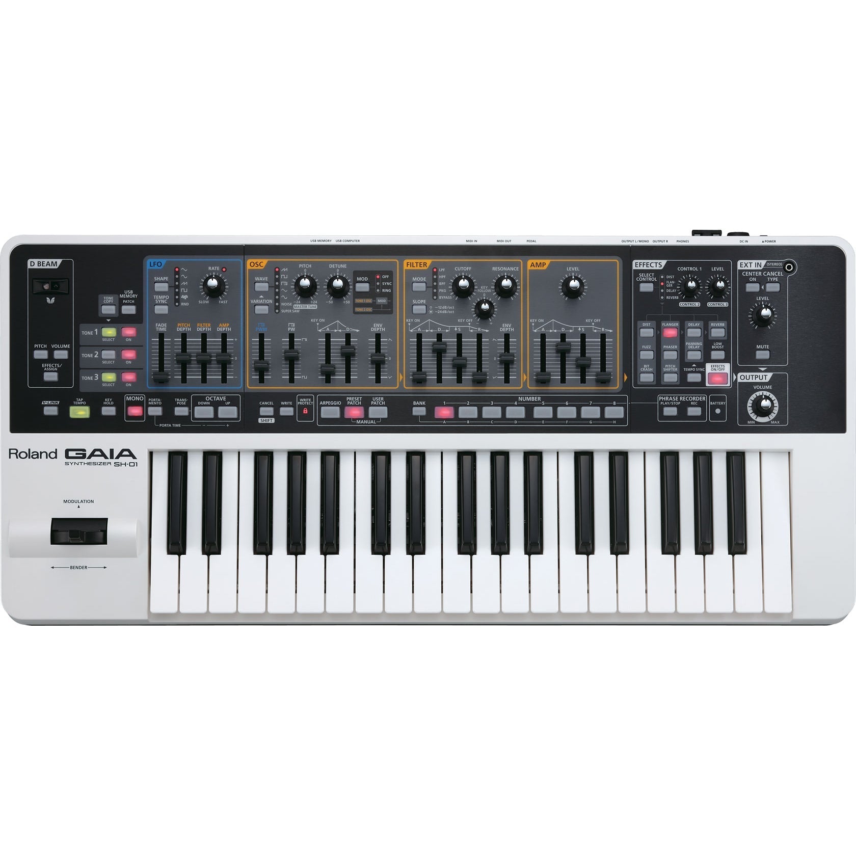 Đàn Synthesizer Roland GAIA SH01 - Việt Music