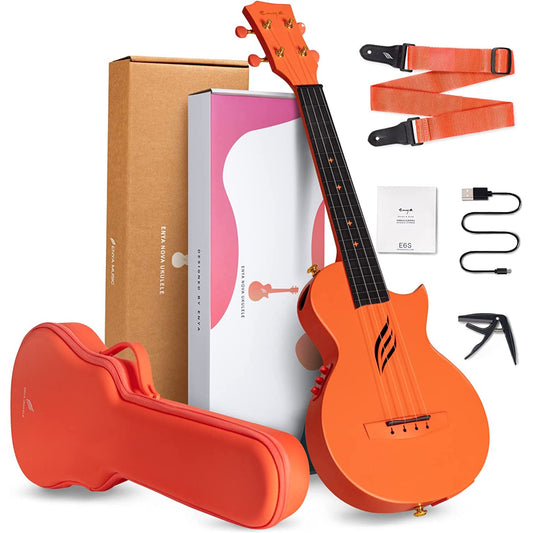 Đàn Ukulele Concert Enya Nova U EQ Orange - Việt Music