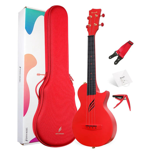 Đàn Ukulele Concert Enya Nova U Red - Việt Music