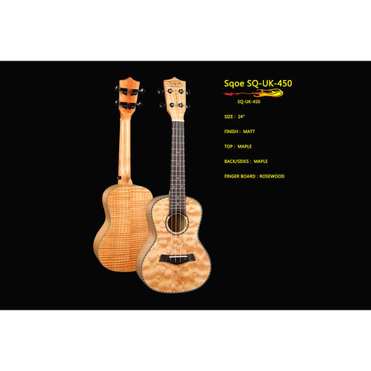 Đàn Ukulele Concert Sqoe SQ-UK-450 - Việt Music