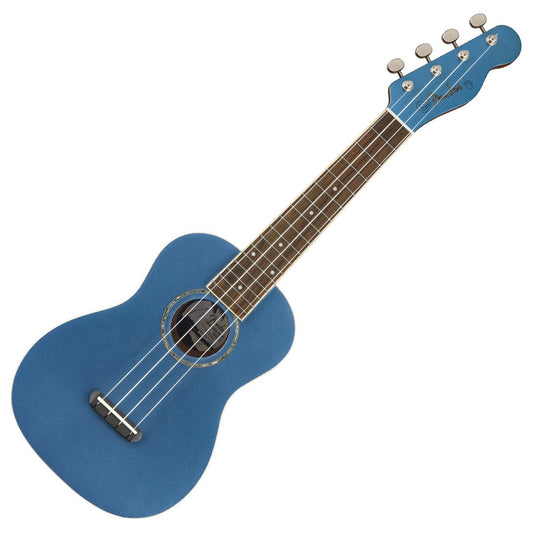 Đàn Ukulele Fender Zuma Classic FB Walnut Concert, Lake Placid Blue - Việt Music