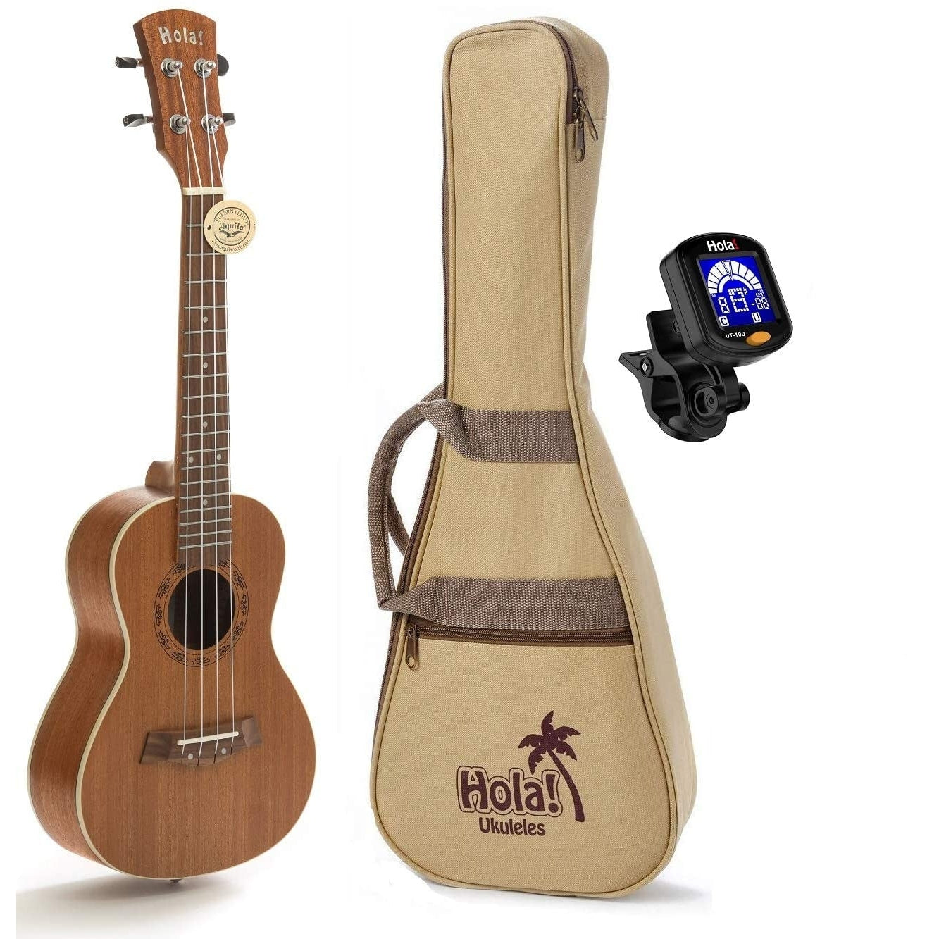 Đàn Ukulele Hola Deluxe Series Concert, Mahogany - Việt Music