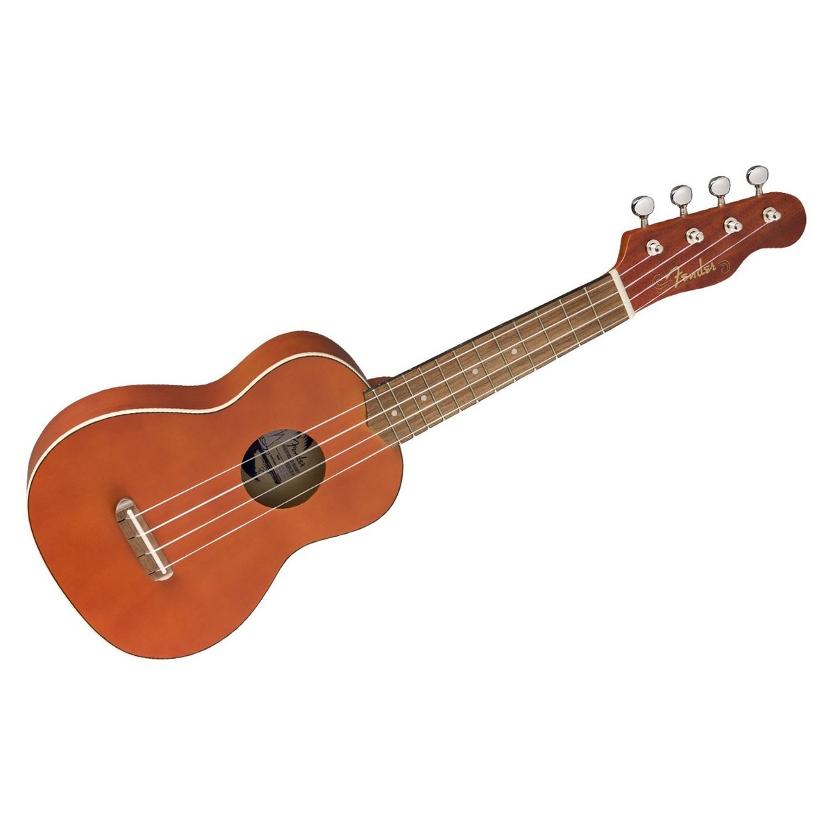 Đàn Ukulele Fender Venice FB Walnut Soprano, Natural - Việt Music