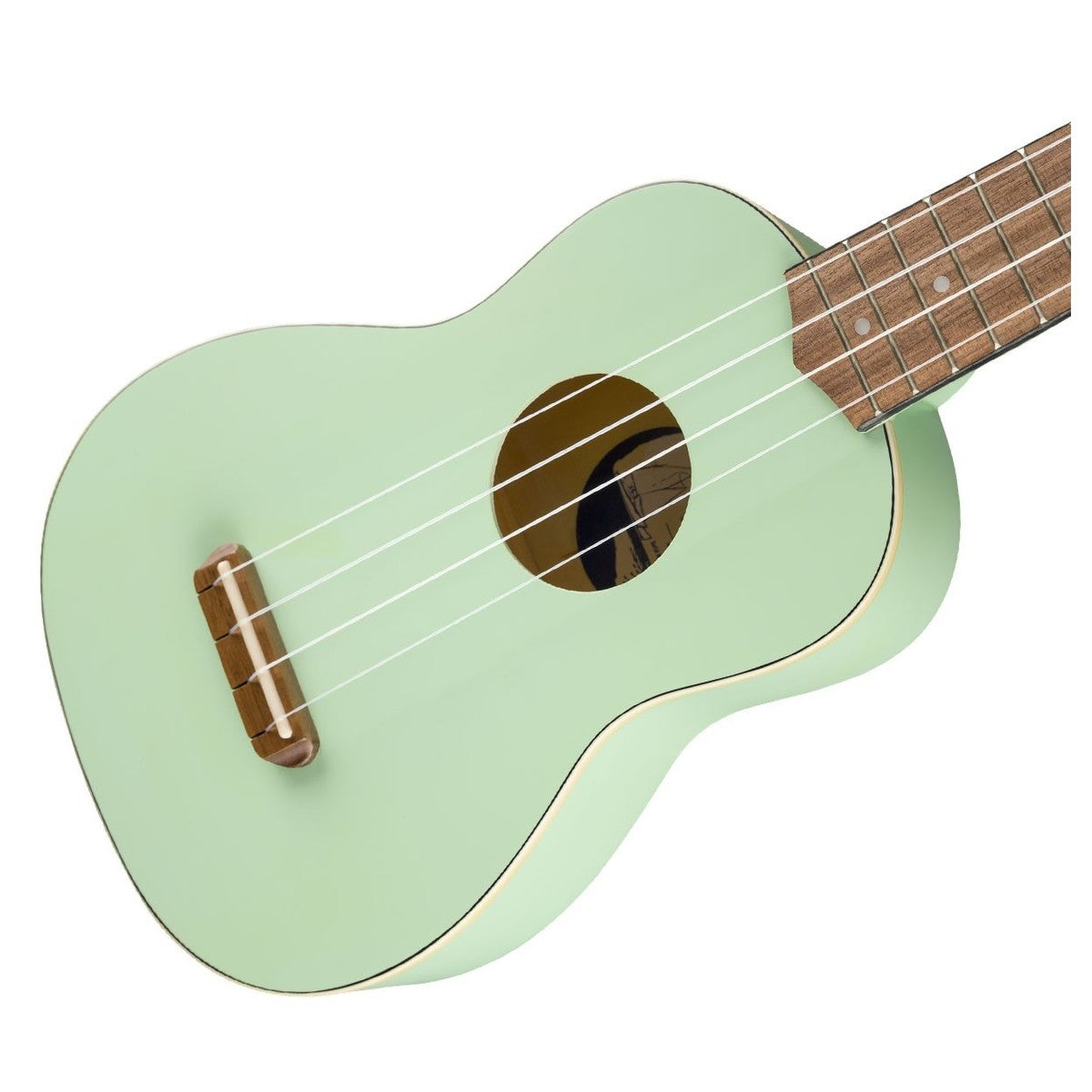 Đàn Ukulele Fender Venice FB Walnut Soprano, Surf Green - Việt Music