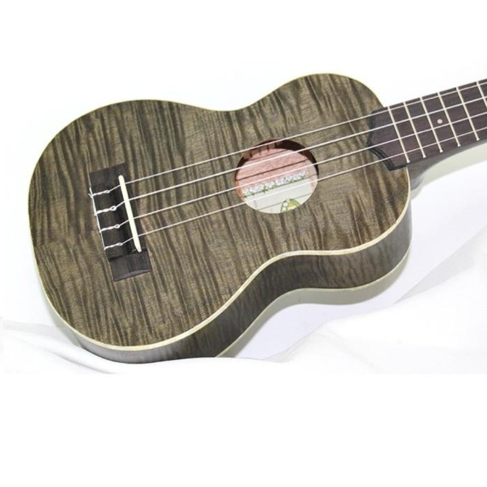 Đàn Ukulele Soprano Kala Exotic Mahogany, Transparent Black KA-SEMBK - Việt Music