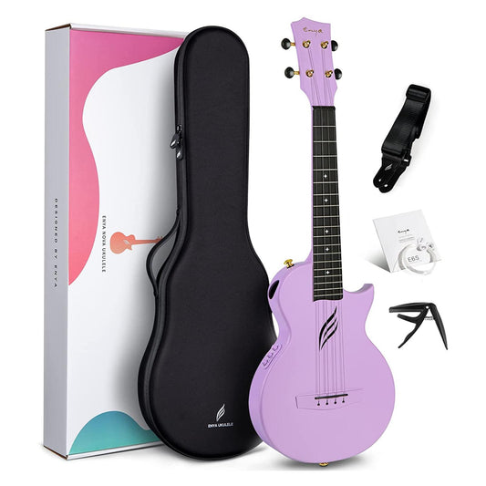 Đàn Ukulele Tenor Enya Nova U Pro EQ Purple - Việt Music