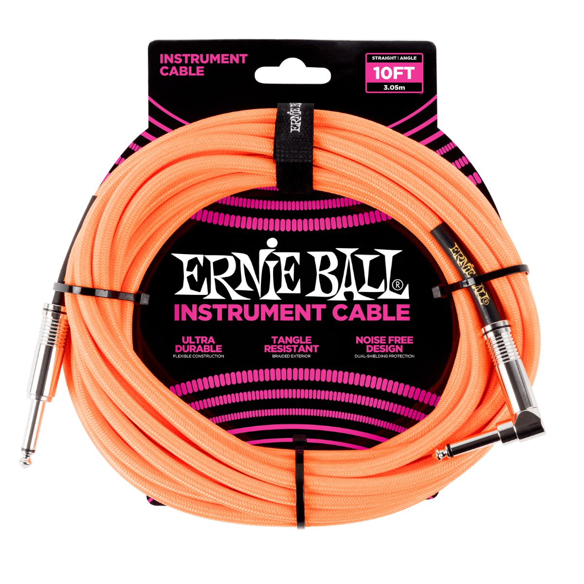 Dây Cáp Kết Nối Ernie Ball Instrument Cable P06078, 10ft - Việt Music