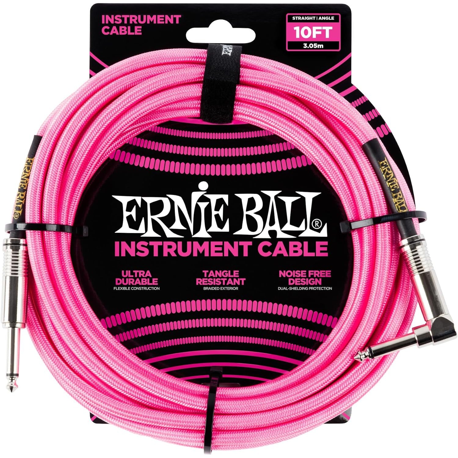 Dây Cáp Kết Nối Ernie Ball Instrument Cable P06078, 10ft - Việt Music